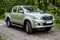 Toyota Hilux 2006–2015 Fullmond side steps (2 stuks, aluminium) foto 1
