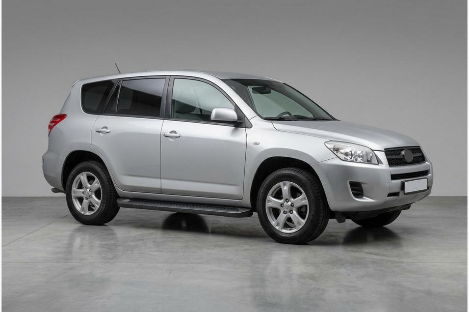 Toyota Rav 4 2006–2013 Allmond Black side steps (2 st., aluminium) Image