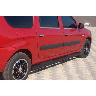 Sidebars Black (2 st., RVS) Dacia Logan MCV 2004–2014 foto 2