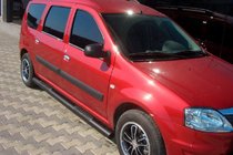 Lada Largus 2012– Sidebars Black (2 st., RVS) foto 1
