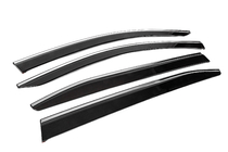 Citroen C5 Aircross 2017–2025 Raamdeflectoren met chromen sierlijst (4 stuks, Sunplex Chrome) foto 3
