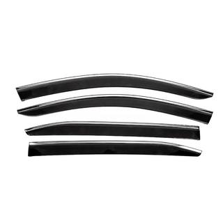 Raamdeflectoren met chromen sierlijst (4 stuks, Sunplex Chrome) Citroen C5 Aircross 2017–2025 foto 1