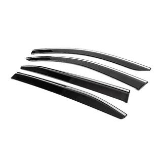 Raamdeflectoren met chromen sierlijst (4 stuks, Sunplex Chrome) Citroen C5 Aircross 2017–2025 foto 2