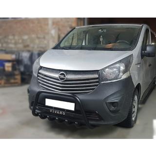 Bullbar WT004 Black (RVS) Opel Vivaro 2015–2019 foto 1