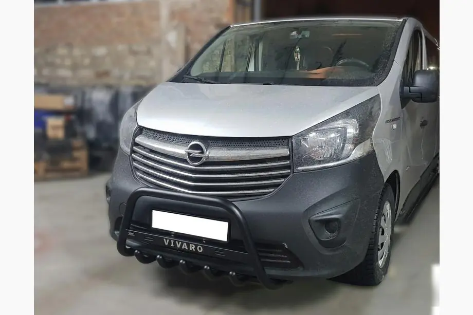 Opel Vivaro 2015–2019 Bullbar WT004 Black (RVS) Image