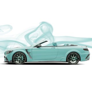 MNSR Carbon bodykit-set (voor S63 Cabrio 2017-2020, gesmeed carbon) foto 3