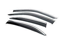 Mercedes E-class W210 1995–2002 Windschermen met chromen sierlijst Niken Luxury (4 stuks) foto 2