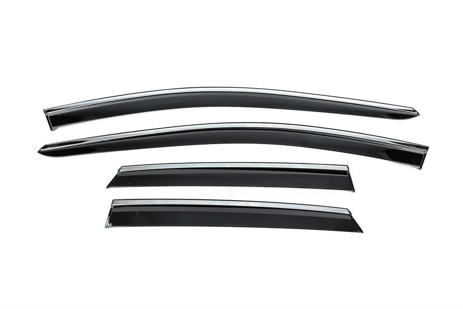 Volkswagen ID.7 2023– Windschermen met chromen sierlijst Niken Luxury (4 stuks) Foto 1