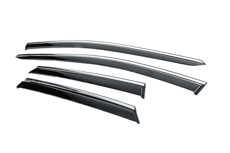 Volkswagen ID.7 2023– Windschermen met chromen sierlijst Niken Luxury (4 stuks) Foto 2