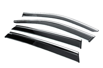 Volkswagen Tiguan 2023– Windschermen met chromen sierlijst Niken Luxury (4 stuks) foto 2