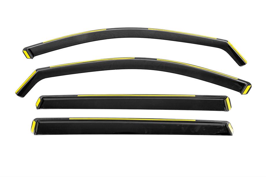 Mazda CX-80 2024– In-channel raamdeflectoren Niken Luxury (4 stuks) Foto 1