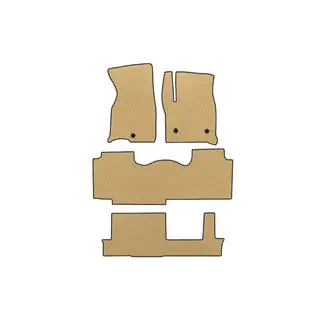 EVA automatten (3 rijen, beige)