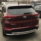 Hyundai Tucson TL 2016–2021 Achterbeschermbeugel AK002-2 (RVS) foto 1