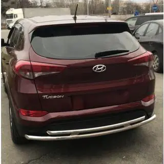 Achterbeschermbeugel AK002-2 (RVS) Hyundai Tucson TL 2016–2021