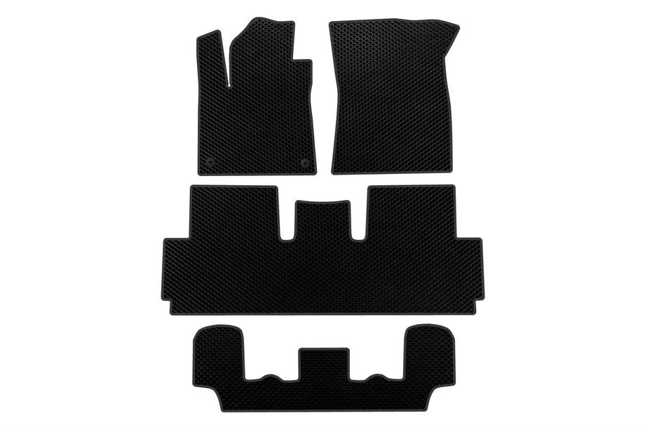 Citroen C-4 Picasso 2013–2022 EVA automatten (Voor Grand, 3 rijen, zwart) Image