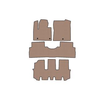 Rubberen automatten Carsuit (3 rijen, Beige) Hyundai Santa Fe 4 2018–2023 foto 1