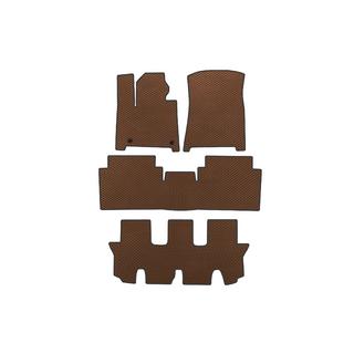 EVA automatten voor interieur (3 rijen, bruin)