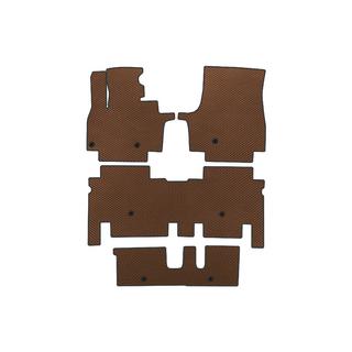 EVA automatten voor interieur (3 rijen, bruin)