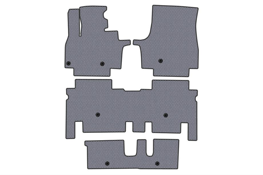 KIA EV9 Carsuit rubberen automatten (3 rijen, grijs) Image