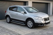 Suzuki SX4 S-Cross 2013–2016 Maydos V1 zijtreden (set 2 stuks, aluminium + RVS) foto 1