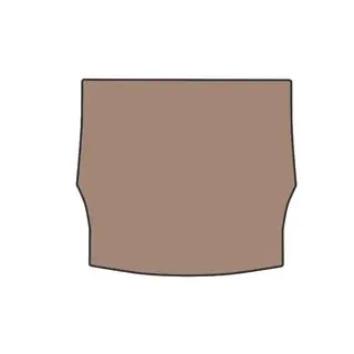 Rubberen kofferbakmat V2 (Voor F22, beige) foto 1