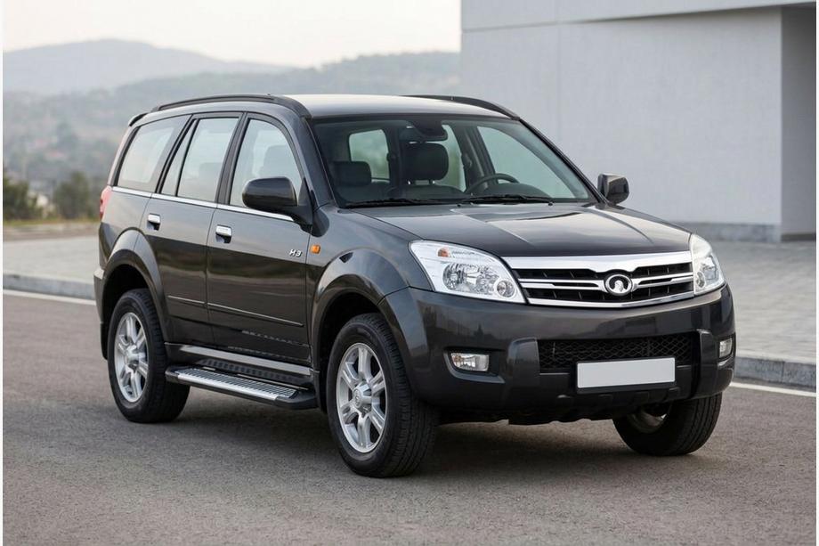 GreatWall Haval/Hover H3 2005–2013 Side steps Line (2 stuks, aluminium) Image
