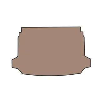 Rubberen kofferbakmat (Electro, beige)