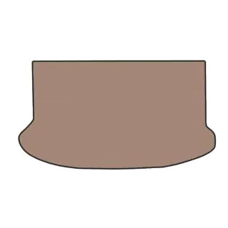 Rubberen kofferbakmat (Beige)