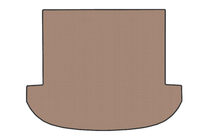 Hyundai Santa Fe 4 2018–2023 Rubberen kofferbakmat (Beige) foto 1