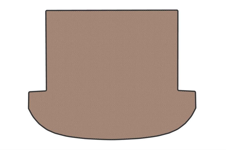 Hyundai Santa Fe 4 2018–2023 Rubberen kofferbakmat (Beige) Image