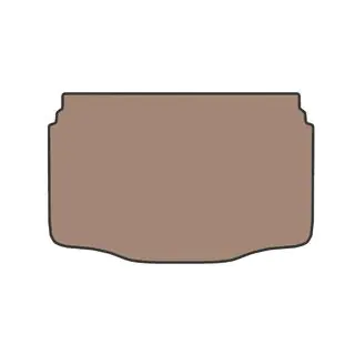 Rubberen kofferbakmat (Beige)