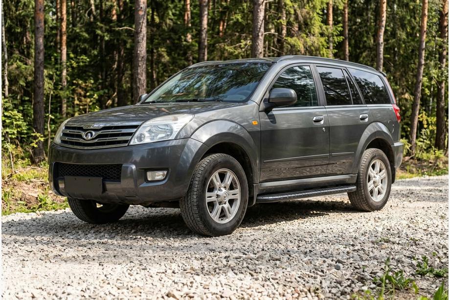 GreatWall Haval/Hover H3 2005–2013 Bosphorus Black side steps (2 st., aluminium) Image