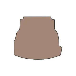 Rubberen kofferbakmat (Beige)