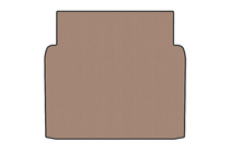Mercedes S-class W221 2005–2013 Rubberen kofferbakmat (kort, beige) foto 1