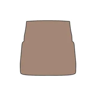 Rubberen kofferbakmat V1 (Short, Beige) foto 1