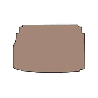 Rubberen kofferbakmat (Benzine, beige)