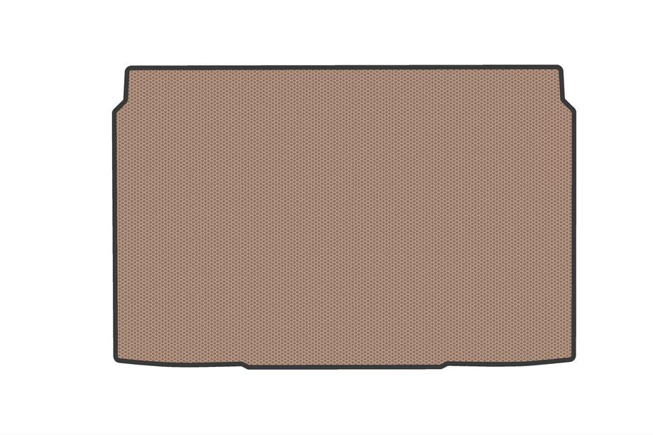 Peugeot 208 2019– Rubberen kofferbakmat (Benzine, beige) Image