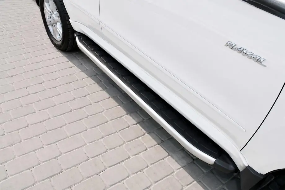 GreatWall Haval/Hover H3 2005–2013 Fullmond side steps (2 stuks, aluminium) Foto 2