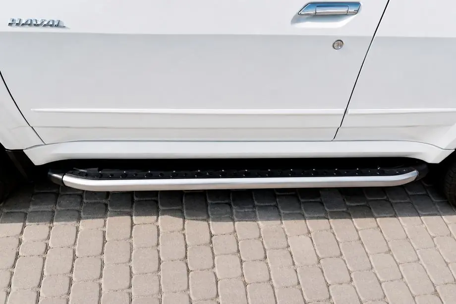 GreatWall Haval/Hover H3 2005–2013 Fullmond side steps (2 stuks, aluminium) Foto 3