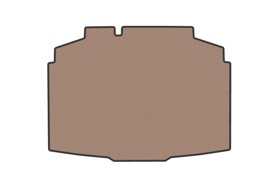 Skoda Fabia 2021– Rubberen kofferbakmat (hatchback, beige) Image