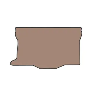 Rubberen kofferbakmat (Beige)