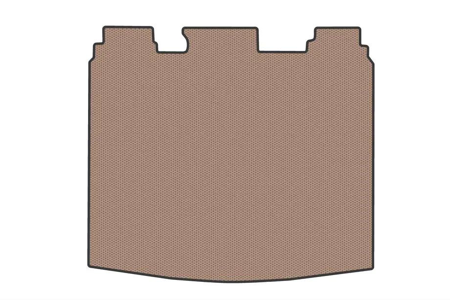 Volkswagen Caddy 2020– Rubberen kofferbakmat (Beige) Foto 1