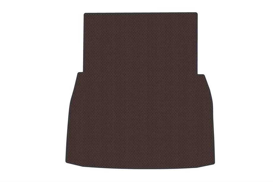 BMW 7 Serie G70/G71 2022– Rubberen kofferbakmat (voor G70E, bruin) Foto 1