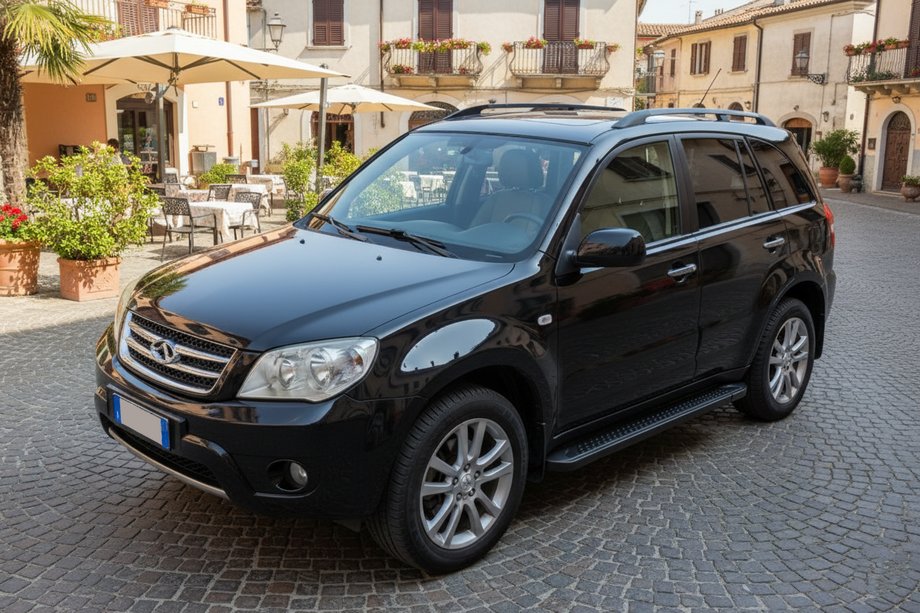 Chery Tiggo 3 2005– Allmond Black zijtreden (2 st., aluminium) Image