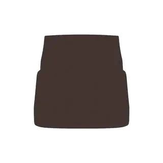Rubberen kofferbakmat V1 (Short, Bruin) foto 1