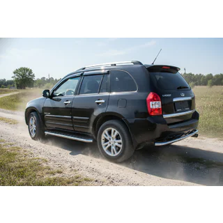 Maydos V1 zijtreden (set 2 stuks, aluminium + RVS) Chery Tiggo 3 2005– foto 1