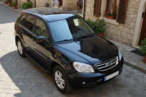 Chery Tiggo 3 2005– Bosphorus Black side steps (2 st., aluminium) foto 1