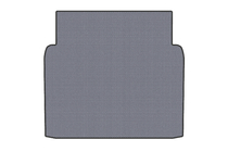 Mercedes S-class W221 2005–2013 Rubberen kofferbakmat (Short, Grijs) foto 1