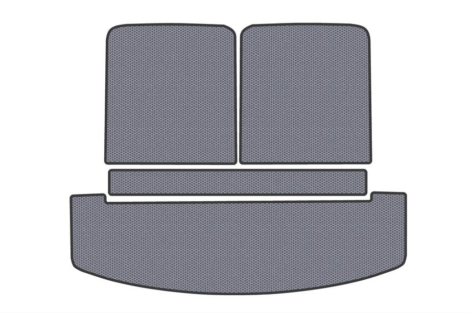 Hyundai Santa Fe 5 2023– Rubberen kofferbakmat V2 (Grijs) Image