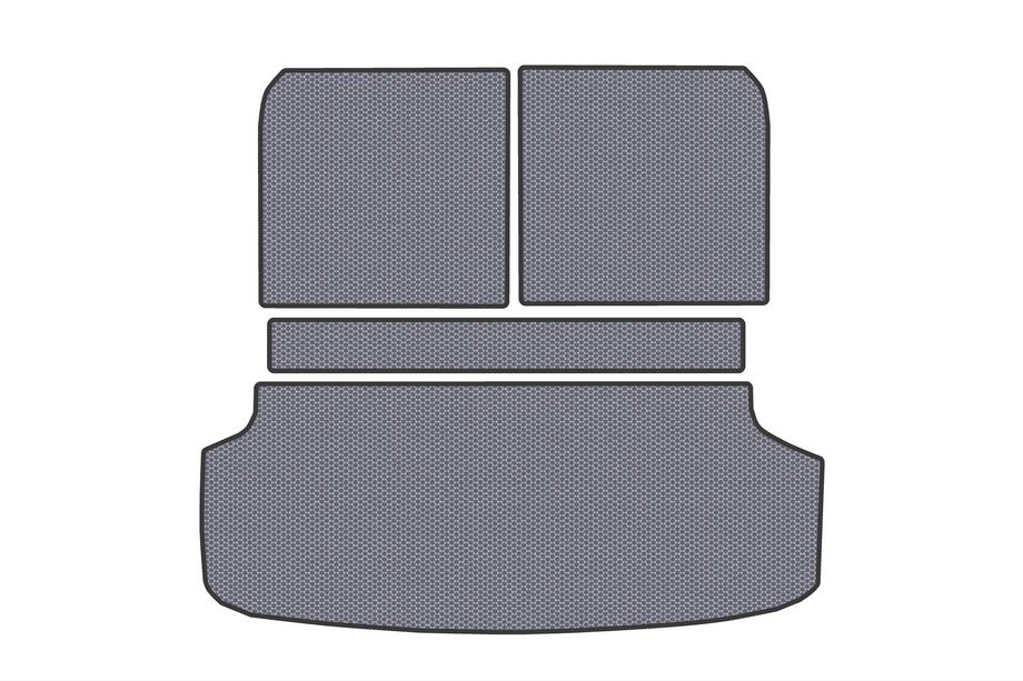 KIA EV9 Rubberen kofferbakmat V2 (Grijs) Image